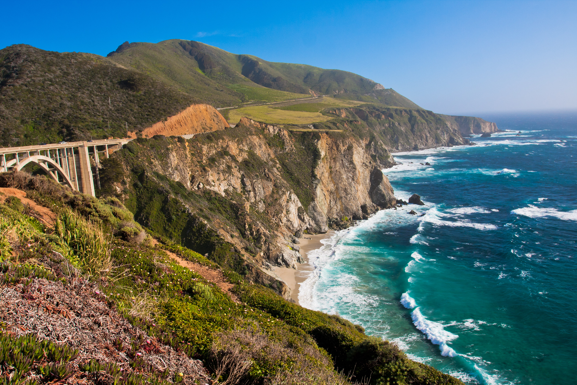 Küste in Kalifornien (Big Sur) 